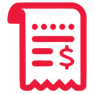 Icono de análisis de datos de recibo: Ahorro energético con paneles solares aprobados por CFE. 