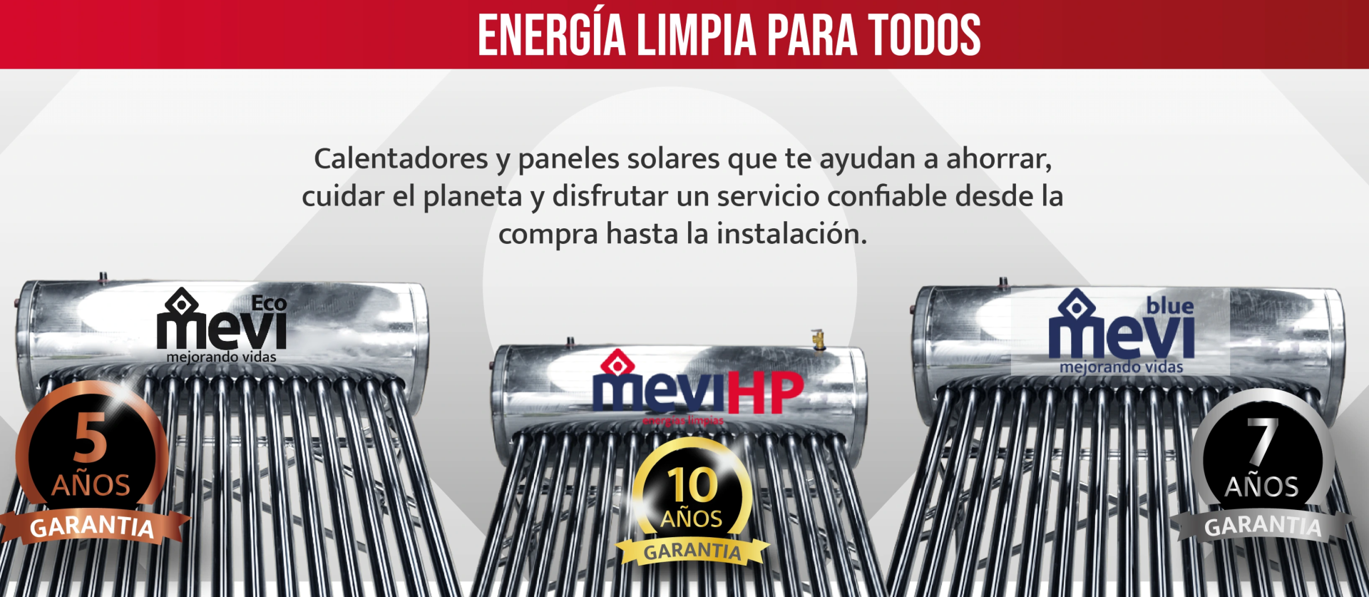 Calentadores y paneles solares que te ayudan a ahorrar, cuidar el planeta y disfrutar un servicio confiable desde la compra hasta la instalación.